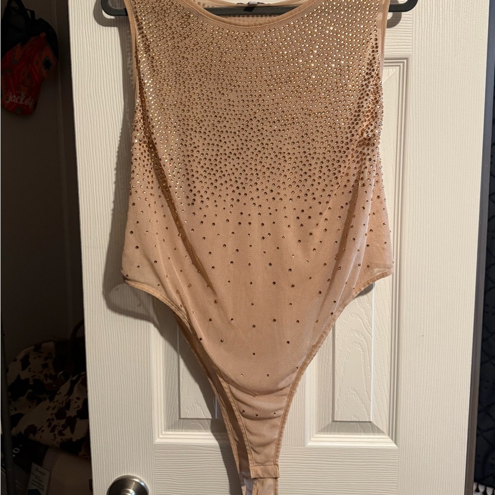 Sparkling Nude Bodysuit